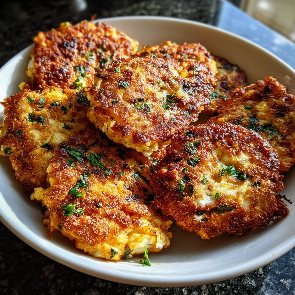 Kartoffelfrikadellen mit Schafskäse