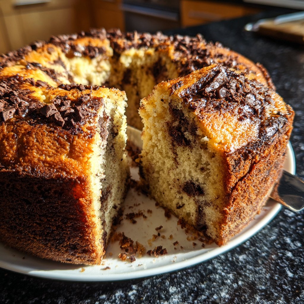 Bananenkuchen mit Schokostückchen