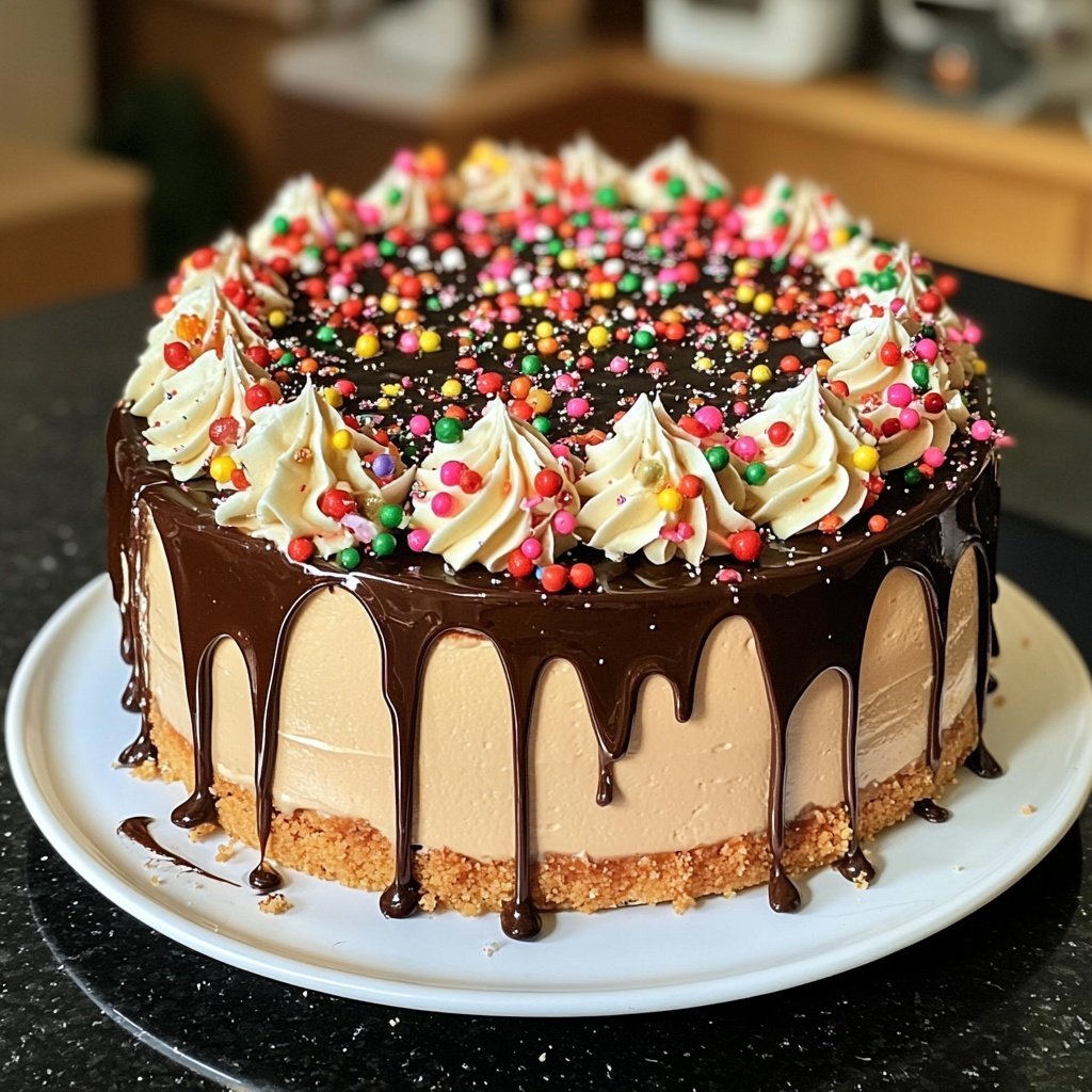 Dripcake-Weihnachtstorte