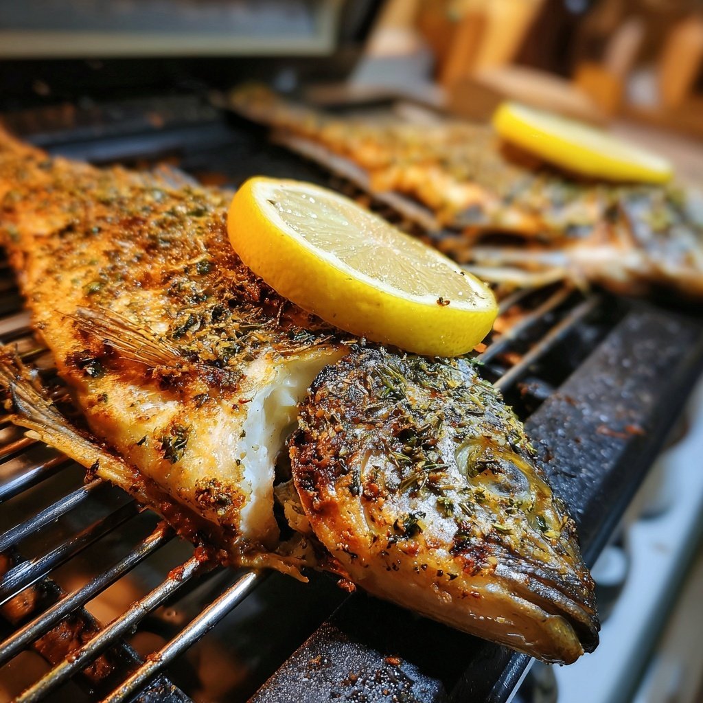 Gesund & Leicht Zitronen-Gegrillter Fisch