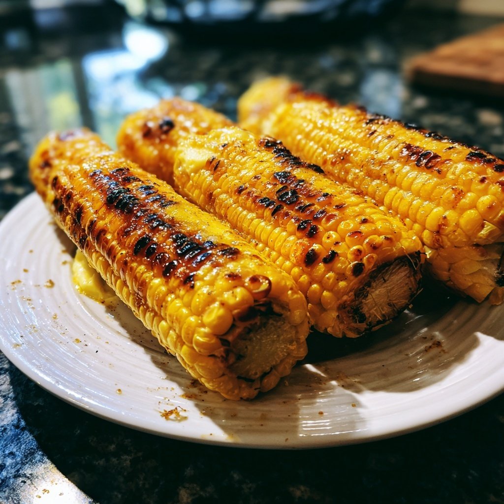 Gegrillte Maiskolben Mit Butter