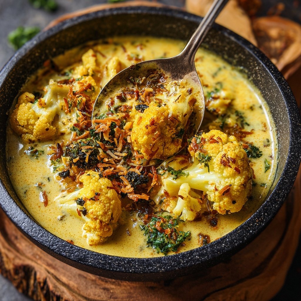 Blumenkohl Curry Mit Kokosmilch