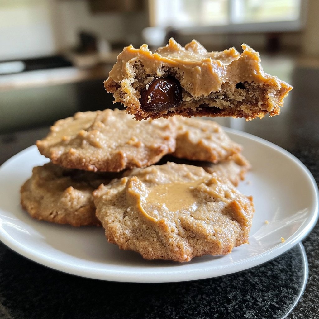 Dattel-Erdnussbutter-Cookies – vegan