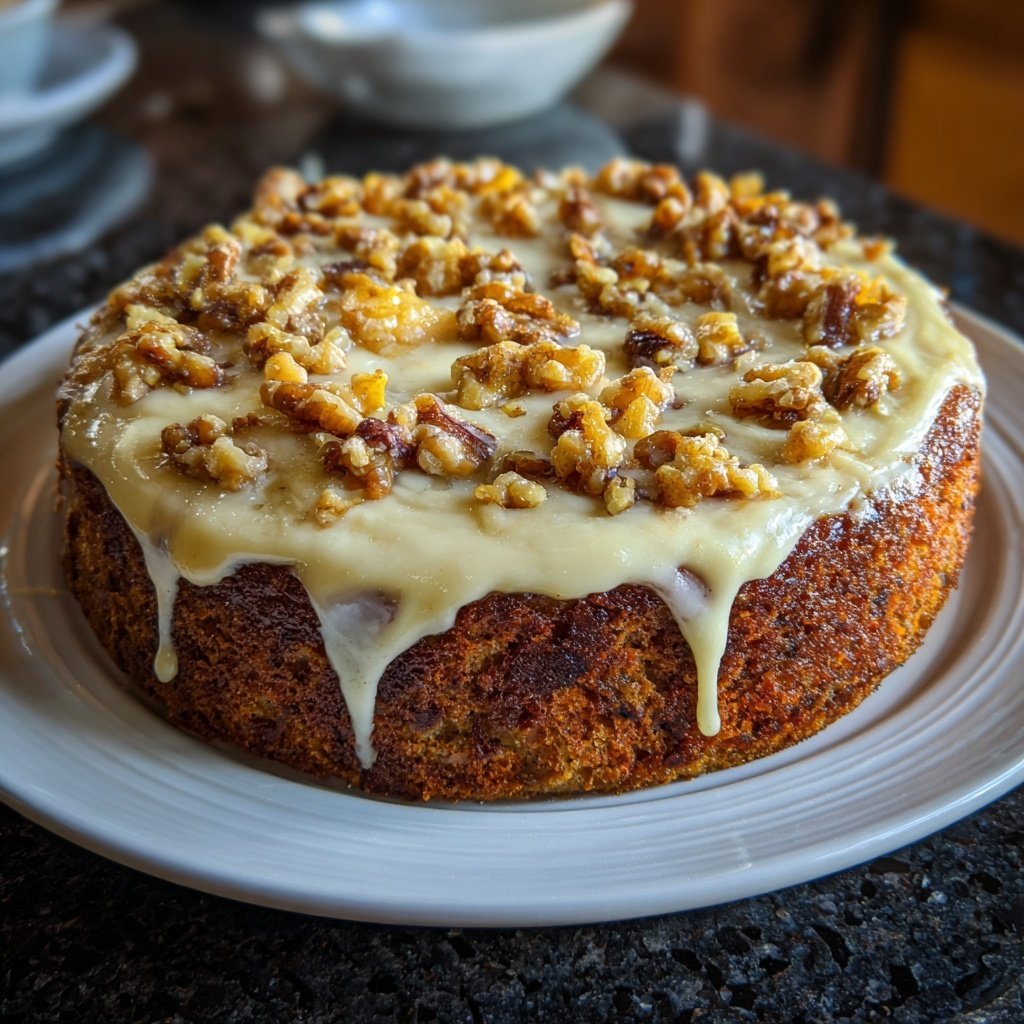 Karottenkuchen Mit Walnüssen