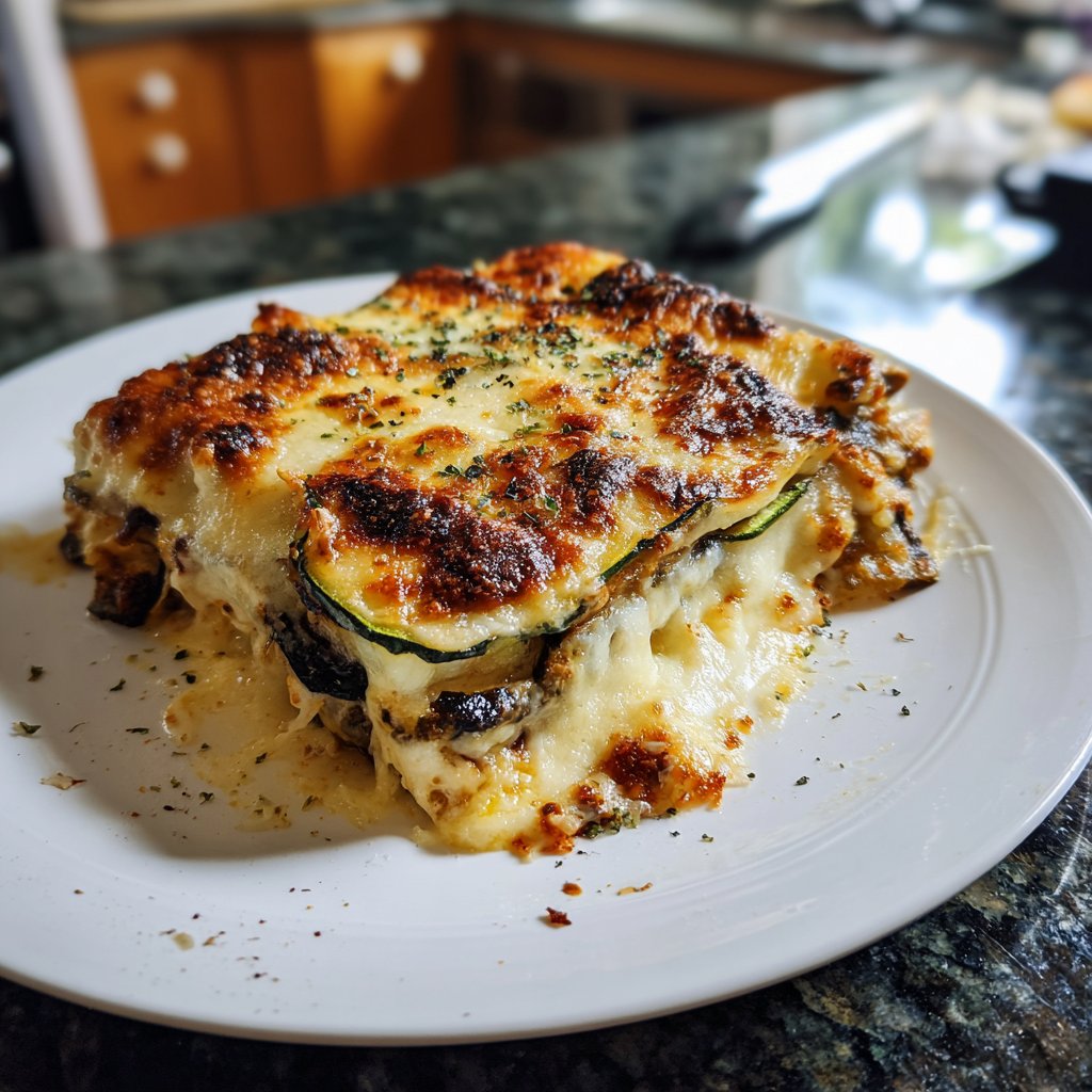 Auberginenauflauf ohne Fleisch