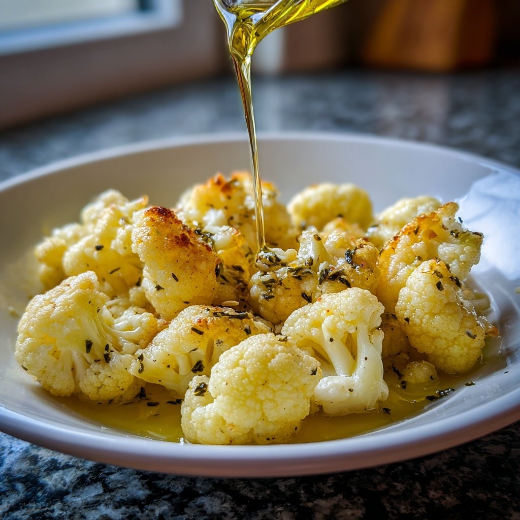 Blumenkohl mit Knoblauchbutter